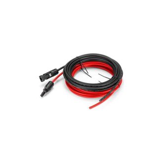 OEM Kit De Adaptadores De Cable De Extensi&oacute;n Para Paneles Solares De 12 Awg Con Conectores Mc4 Hembra Y Macho (5 M Rojo + 5 M Negro)