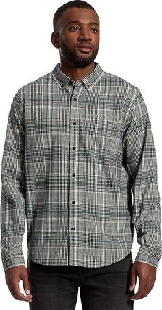 Liverpool L.A. Long Sleeve Plaid Button Up Shirt Mens Clothing Teal : 2XL, Cotton