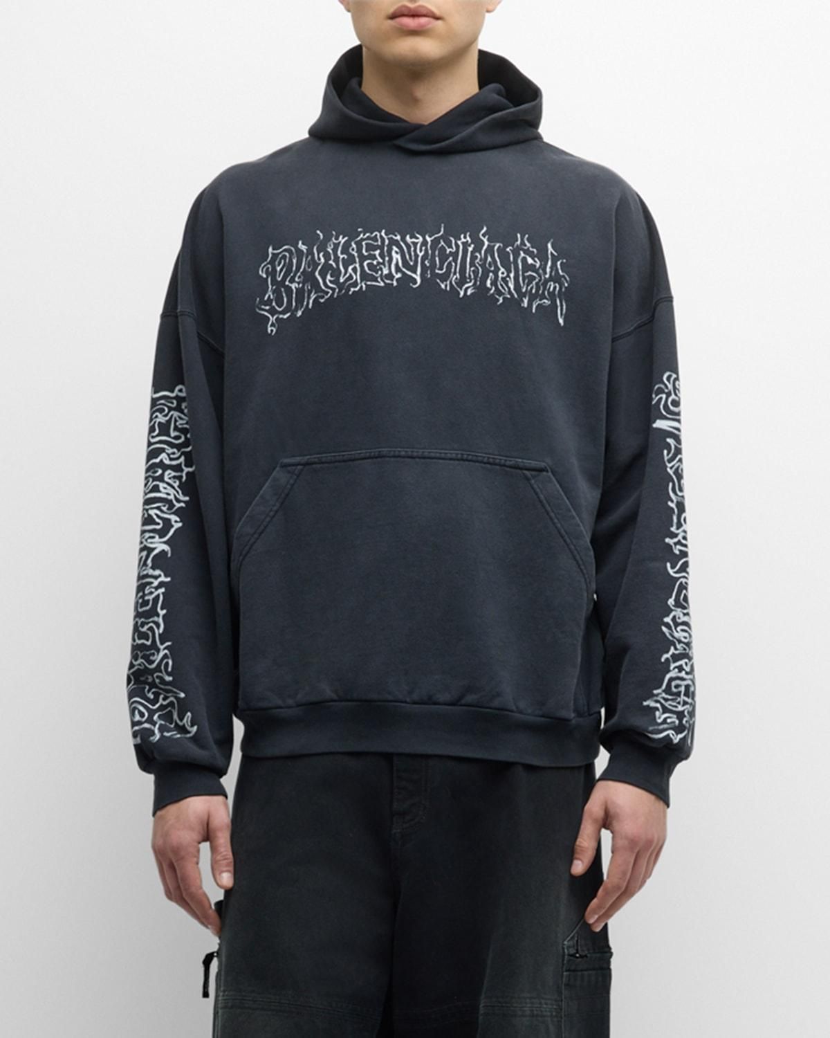 Balenciaga mens hoodie sale best sale