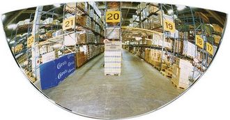 OEM Espejo Para Carretilla Elevadora H128xw258mm Campo De Visi&oacute;n De 180 Grados 1m Spl