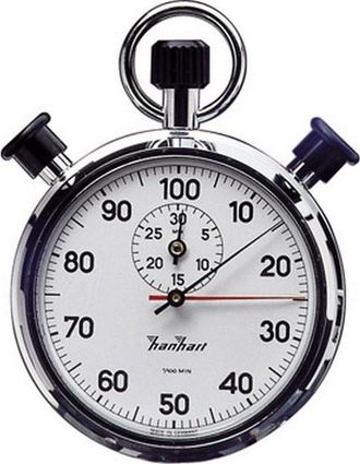 Hanhart Doble Cron&oacute;metro De Precisi&oacute;n, Graduaci&oacute;n : 1/100 Min, Duraci&oacute;n De Visualizaci&oacute;n 30 Min, Peso 130 G