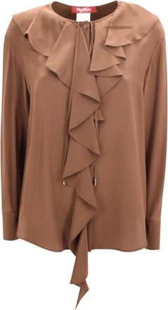 Max Mara Blouses, female, Brown, XS, Blouses