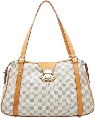 Louis Vuitton Pre-owned Stresa PM Tote Bag - Dames - Vintage Handtas - Grijs - ONE Size - Leer - Vintage