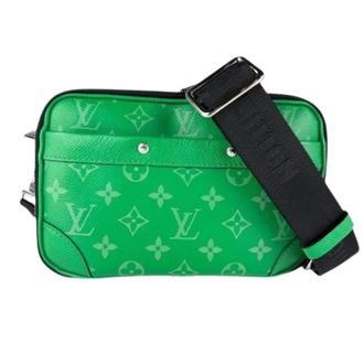 Louis Vuitton Pre-owned Taigarama Schoudertas - Heren - Pre-owned - Groen - Maat: ONE Size