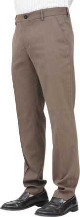 Selected Slhslim-Neil TRS - Heren - Nette broeken - Bruin - 3XL - Wol - Broeken