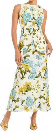 Mestiza New York Annelise Vest - Verdant Blooms In Beige