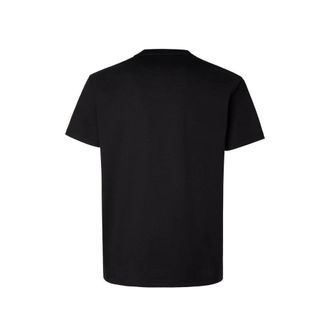 Fendi Tonal Logo Cotton T-Shirt - Black
