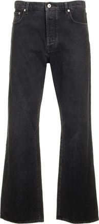 Off-white Diag Outl Relaxed Jeans - Heren - Flared Jeans - Zwart - W36 - Katoen - Jeans