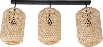 Lucande L&aacute;mpara de techo marr&oacute;n