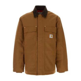 Carhartt Work in Progress Carhartt Wip, Light Jackets, male, Brown, Size: XL OG Arctic Coat