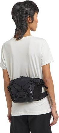 Jack Wolfskin Bauchtasche JACK WOLFSKIN VELOCITY HIPBAG, Damen, Gr. onesize, grau (phantom), Polyamid, Taschen Bauchtasche