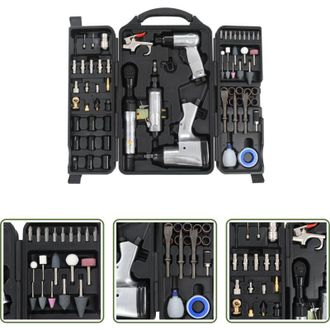 vidaXL Utensili pneumatici - Kit di Utensili Pneumatici 70 pz