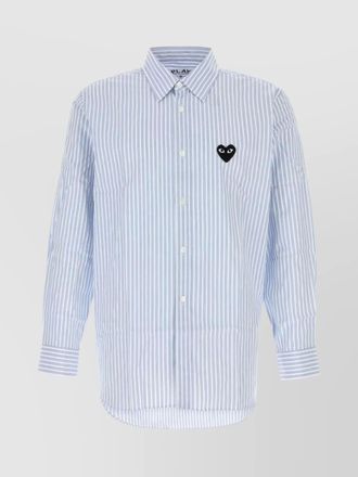 Comme Des Gar&ccedil;ons poplin shirt printed pattern