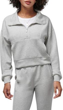 Travis Mathew Skyloft Half Zip Top in Heather Light Grey at Nordstrom Rack, Size Xx-Large