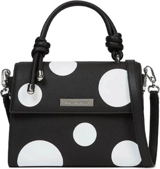 Karl Lagerfeld Ikon Pebble Knots Crossbody Bag - Dames - Schoudertassen - Veelkleurig - ONE Size - Leer - Tassen