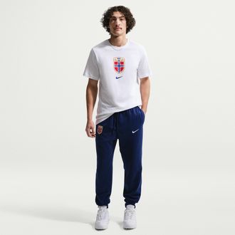 Nike Norway Club Nike Mens Soccer French Terry Jogger Pants in Blue | IB6293-492