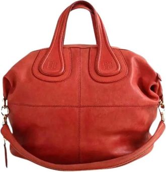 Givenchy Pre-owned Handbags, female, Red, Size: ONE SIZE Pre-owned Leather Handbag