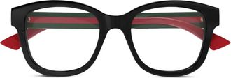 Gucci Occhiali squadrati - Nero