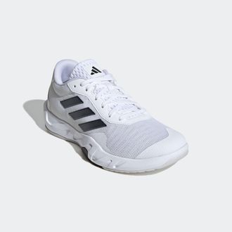 adidas Trainingsschuh ADIDAS PERFORMANCE AMPLIMOVE, Damen, Gr. 38,5, schwarz-weiss (cloud wei&szlig;, core schwarz, grau two), Synthetik, Textil, Schuhe Trainingss