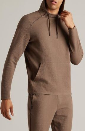 Rhone Tribeca Stretch Hoodie in Chocolate Chip at Nordstrom Rack, Size Small