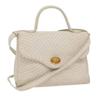 Bally Pre-owned Handbags, female, White, Size: ONE SIZE Pre-owned Hand Bag