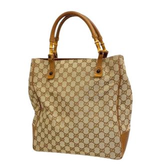Gucci Pre-owned Handbags, female, Brown, Size: ONE SIZE Pre-owned Vintage Tote Bag