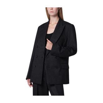 Victoria Beckham Dames, Jassen, Grijs, Maat: 2XS Wol