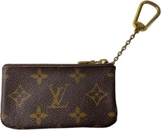 Louis Vuitton Monogram Brown Pvc Coin Purse/Coin Case (Pre-Owned)