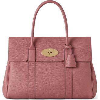 Mulberry Bayswater Leather Satchel in Pink Scrumpy at Nordstrom
