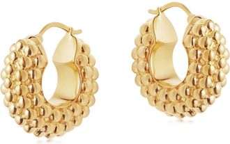 Missoma Bayu 18kt Gold Vermeil Hoop Earrings