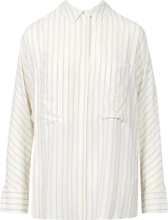 Semicouture Shirts - Dames - Overhemden - Wit - M - Overhemden