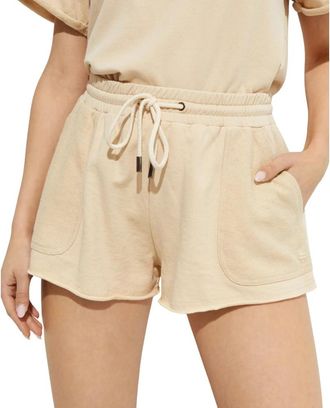 IXIAH Zand Beige Signature Shorts 2021 - Dames - Bermuda - Beige - 2XS - Katoen - Korte Broeken