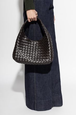 Bottega Veneta Misc Small Shoulder Bag, Womens, Brown