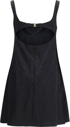 Chlo&eacute; Womens Black Cotton Casual Dress