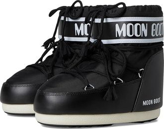 Moon Boot Icon Low Nylon Womens Cold Weather Boots Black : EU 36-38 (US Womens 5.5-7) B - Medium, Synthetic