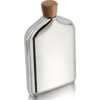Namb&eacute; Vie Stainless Steel Flask in Metallic Silver at Nordstrom