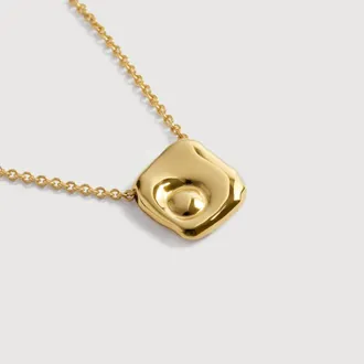 Monica Vinader Gold Amaia Chain Necklace