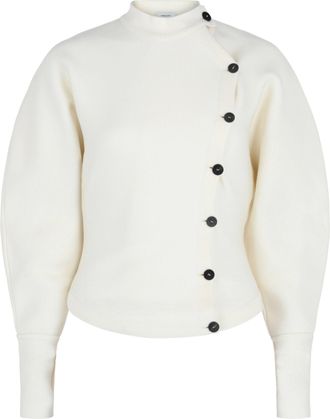 Ferragamo Asymmetrical Buttoned Cardigan