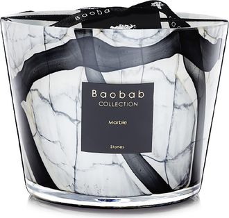 Baobab Stones Marble Candle in Leather/Rose/Plum at Nordstrom
