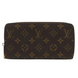 Louis Vuitton Pre-owned Wallets, female, Brown, Size: ONE SIZE Pre-owned Monogram Long Zip Wallet