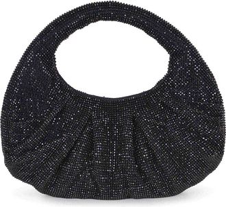 Twentyfourhaitch Bag Made Of Rhinestone Mesh