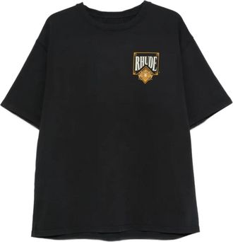 Rhude Playing Card Tee - Heren - T-shirts - Zwart - S - Katoen - Tops