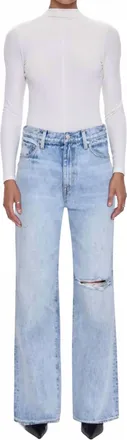 Pistola Denim Hendrix High Rise Baggy Jeans In Revel Distressed