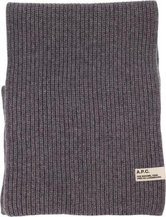A.P.C. Unisex Sasha Scarf - A.p.c. Wool Grey Accessories