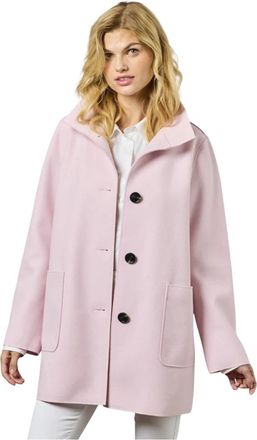 Junge Single-Breasted Coats - Dames - Mantel - Roze - 3XL - Jassen