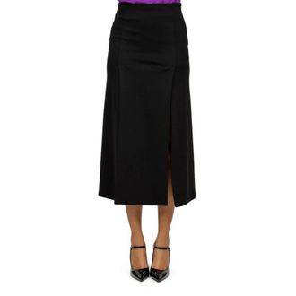 Liviana Conti Dames, Rokken, Zwart, Maat: S Zijde