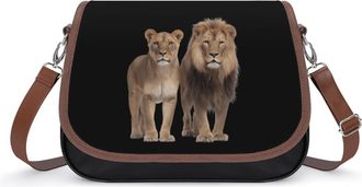 Generic Female And Male Lion Fashion Womens Crossbody Bags Novelty Handbag Shoulder Bag Purse