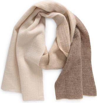 Rag & Bone Millie Colorblock Wool Scarf in Cream Multi at Nordstrom