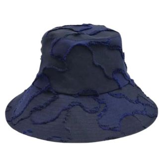 Dior Cappello in Cotone Pre-owned - - Pre-owned - Donna - Blu - ONE SIZE