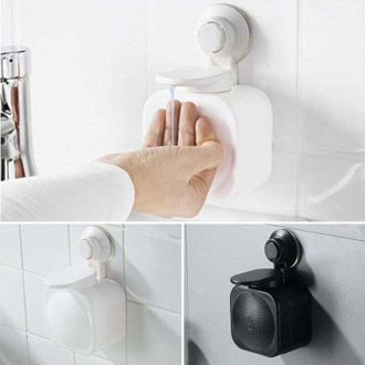 OEM Dispensador De Jab&oacute;n Recargable Con Ventosa Para Montaje En Pared, Sin Necesidad De Taladrar, Para Ba&ntilde;o O Cocina (blanco) - Crezuo